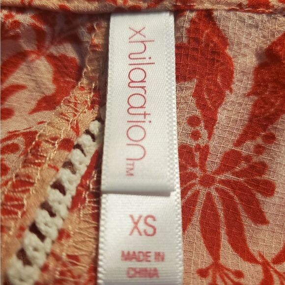 XHILARATION Flowey Pasley Tank Top XS - Picture 12 of 12
